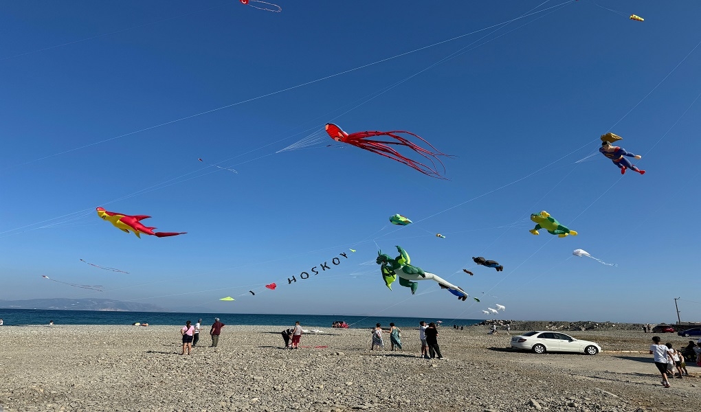 HOŞKÖY SEMALARINDA UÇURTMA COŞKUSU