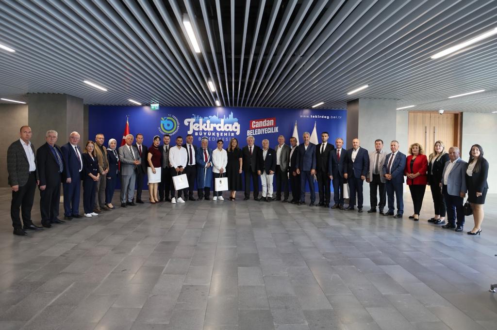 AHİLİK HAFTASI HEYETİNDEN CANDAN BAŞKAN'A ZİYARET