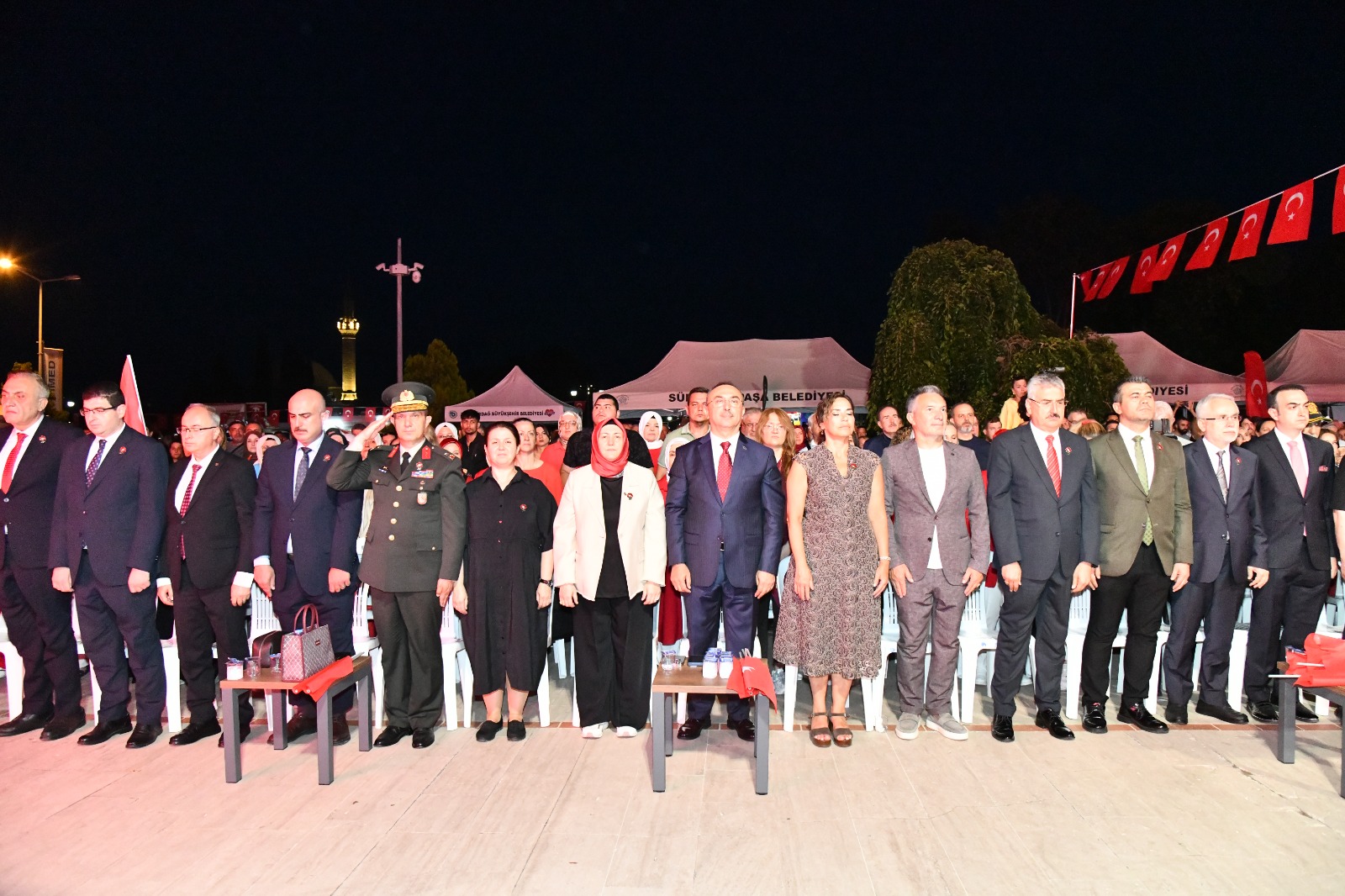 15 Temmuz Demokrasi ve Milli Birlik Günü Anma Töreni Halkımızın Yoğun Katılımıyla Gerçekleştirildi