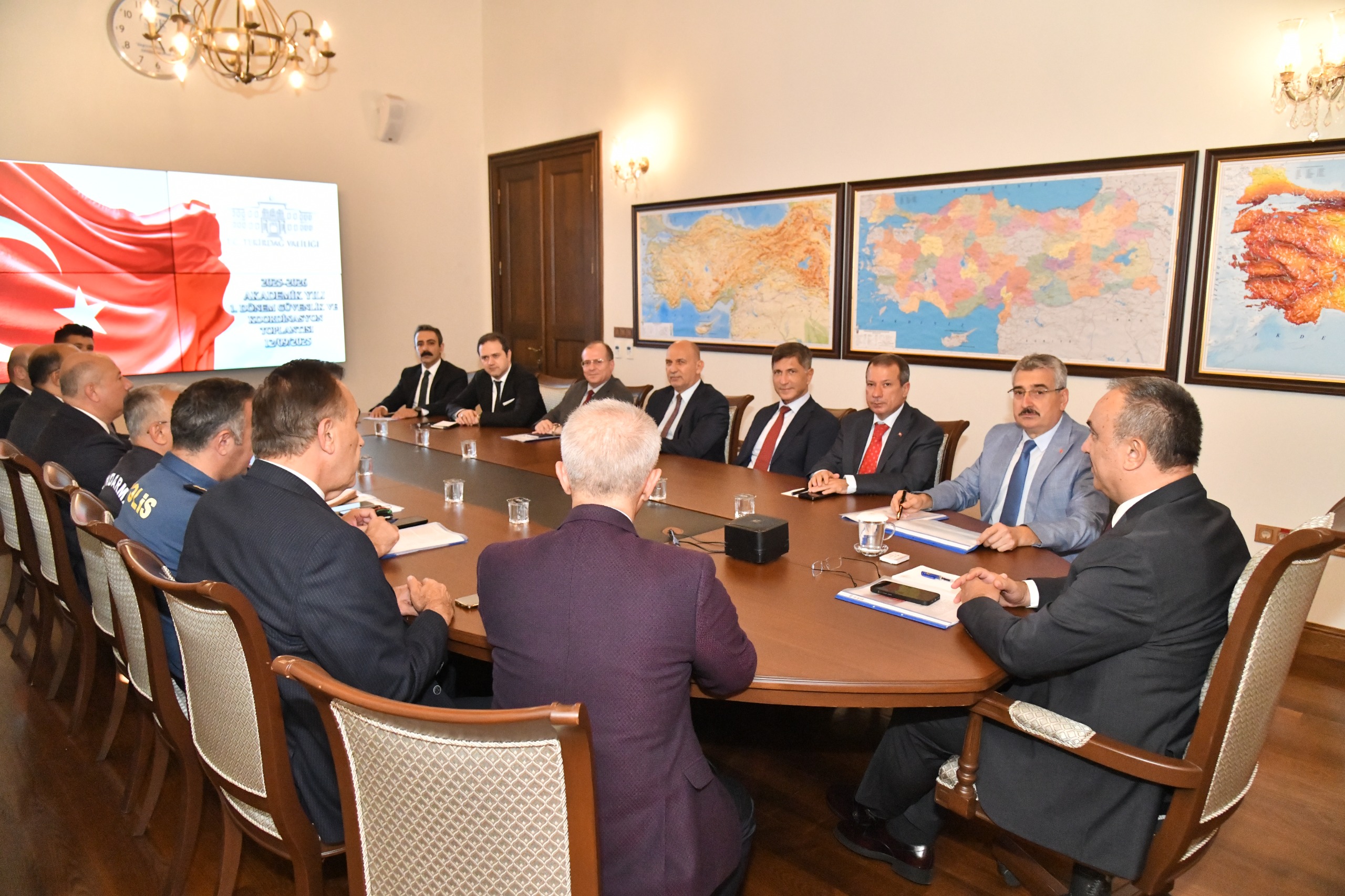 2025-2026 Akademik Yılı 1. Dönem Güvenlik ve Koordinasyon Toplantısı Düzenlendi