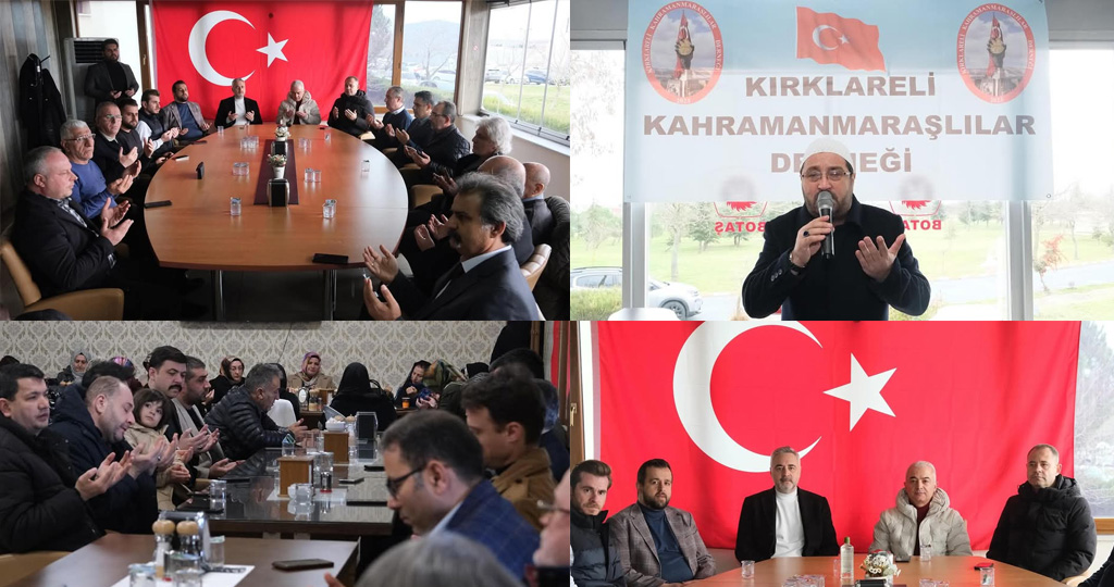 Başkanımız Derya Bulut, Kırklareli Kahramanmaraşlılar Derneği tarafından düzenlenen Kur’an-ı Kerim tilaveti ile Mevlid-i Şerif programına katıldı