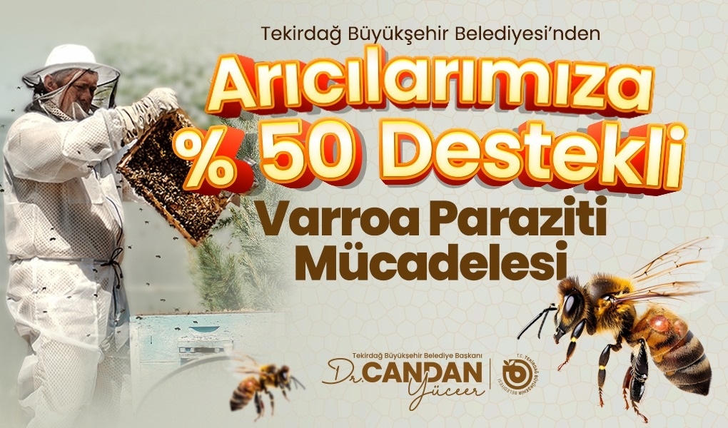 BÜYÜKŞEHİR'DEN, ARICILIĞI TEHDİT EDEN PARAZİT İLE MÜCADELE PROJESİ