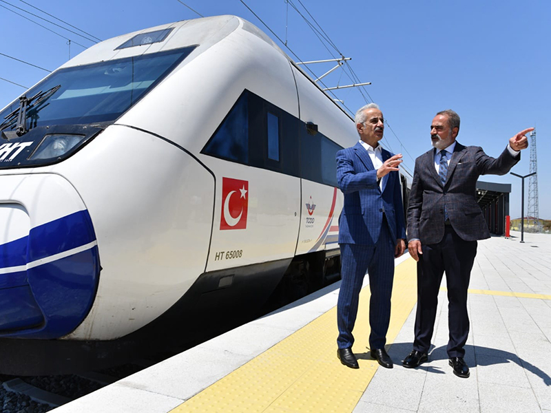 ÇERKEZKÖY-EDİRNE İLK HIZLI TREN SEFERİ 9 EKİM'DE YAPILACAK