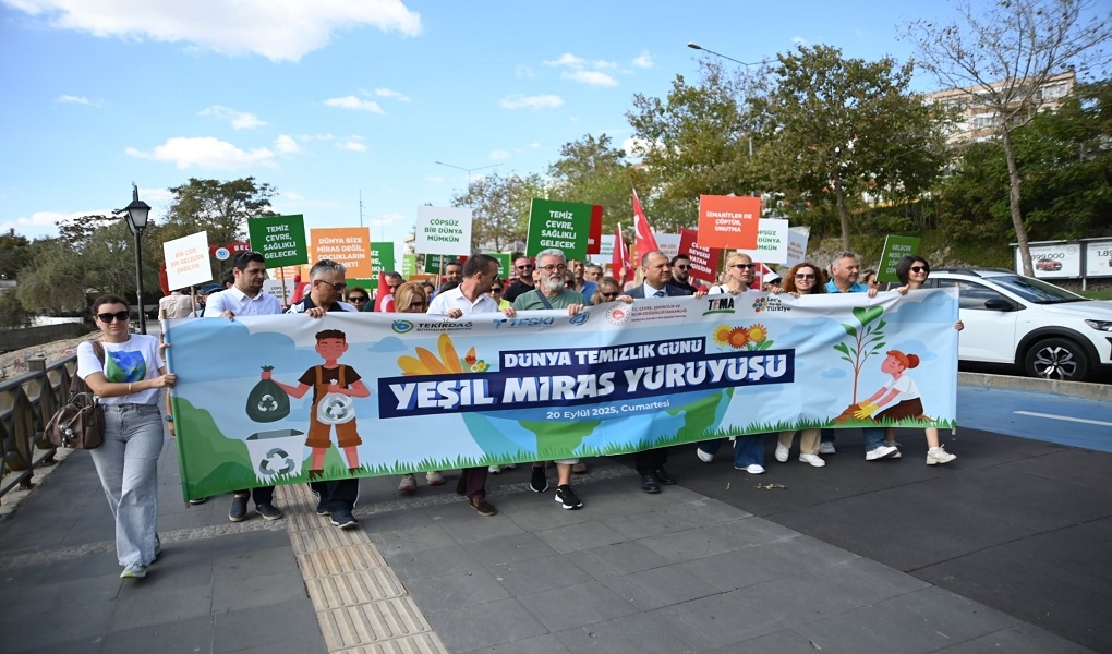 DÜNYA TEMİZLİK GÜNÜ TEKİRDAĞ'DA RENKLİ ETKİNLİKLERLE KUTLANDI
