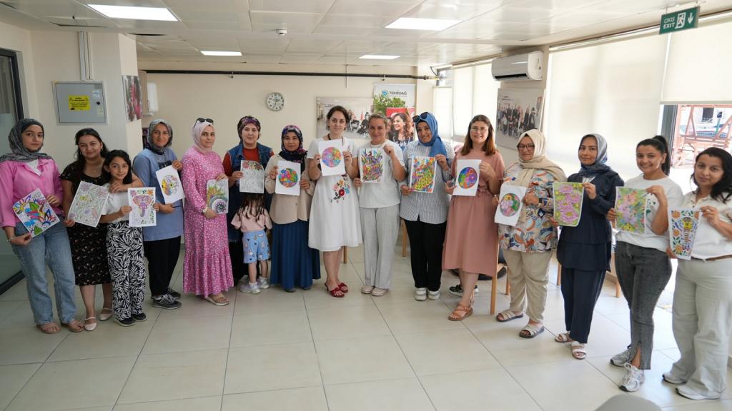 KAPAKLI SOSYAL YAŞAM MERKEZİ'NDE TEMMUZ AYI ATÖLYELERİ YOĞUN İLGİ GÖRDÜ