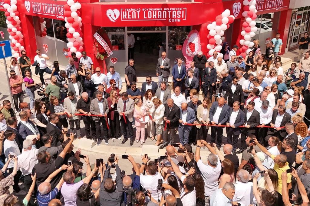 KENT LOKANTALARININ ÜÇÜNCÜSÜ ÇORLU'DA HİZMETE GİRDİ