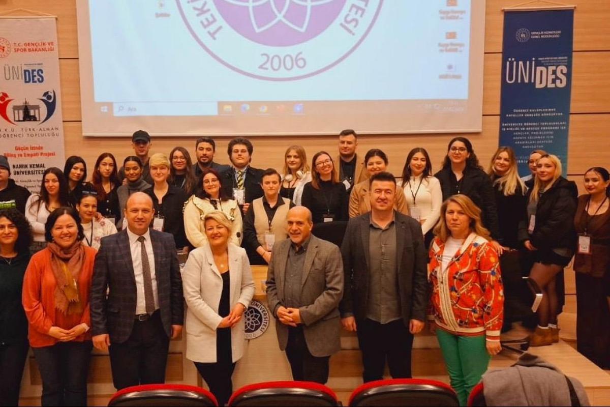 TEKİRDAĞ NKÜ ÖĞRENCİLERİ “GÖÇÜN İZİNDE BİLİNÇ VE EMPATİ ETKİNLİĞİ” DÜZENLEDİ