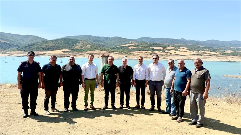 Vali Soytürk Naip Barajı ve Yazır Göleti’nde İncelemelerde Bulundu