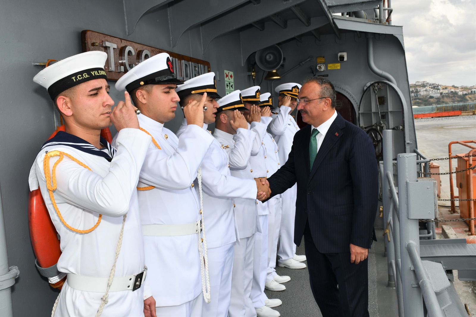 Vali Soytürk, TCG Yıldırım Gemisi’nde