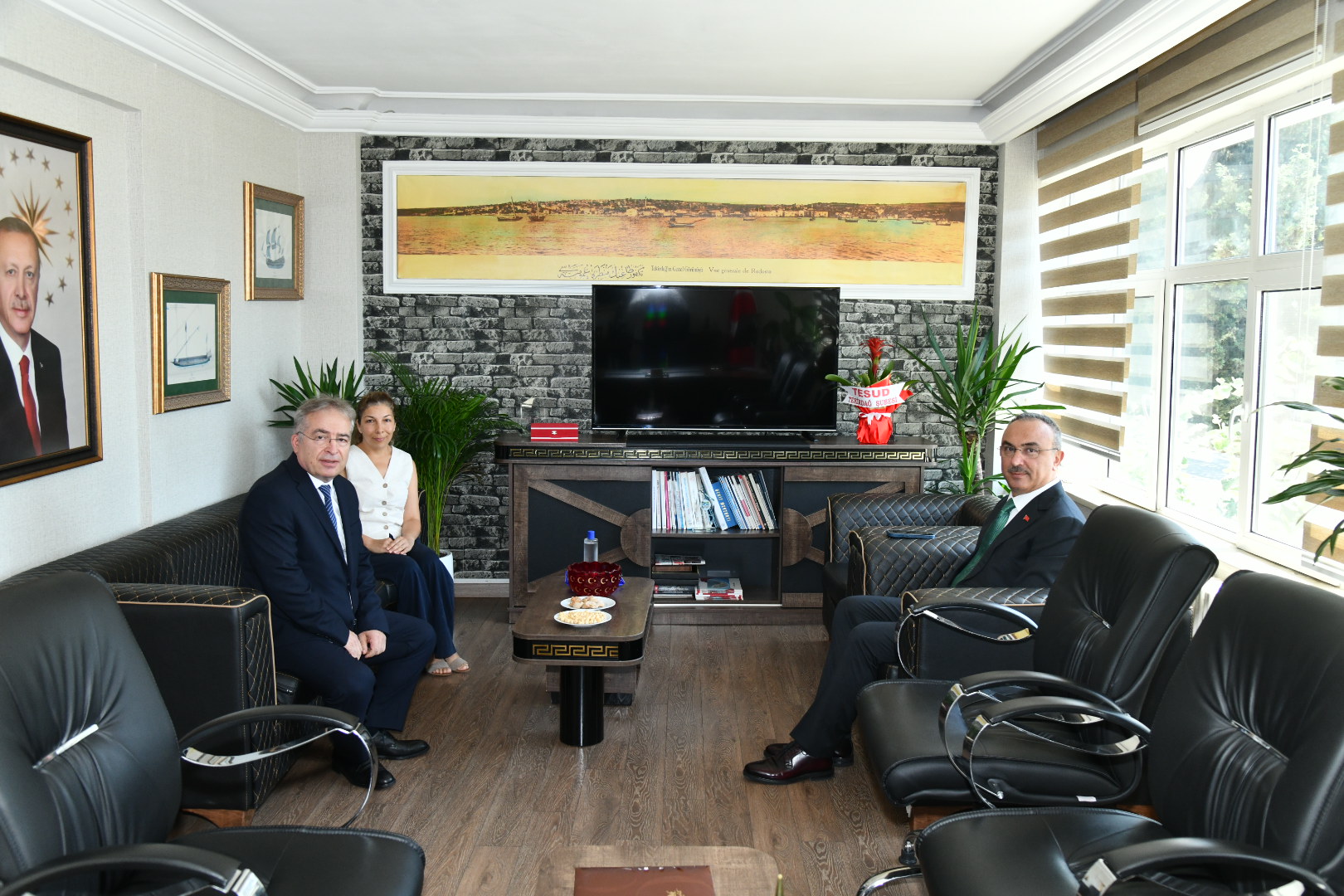 Vali Soytürk Tekirdağ Liman Bölge Başkanlığını Ziyaret Etti